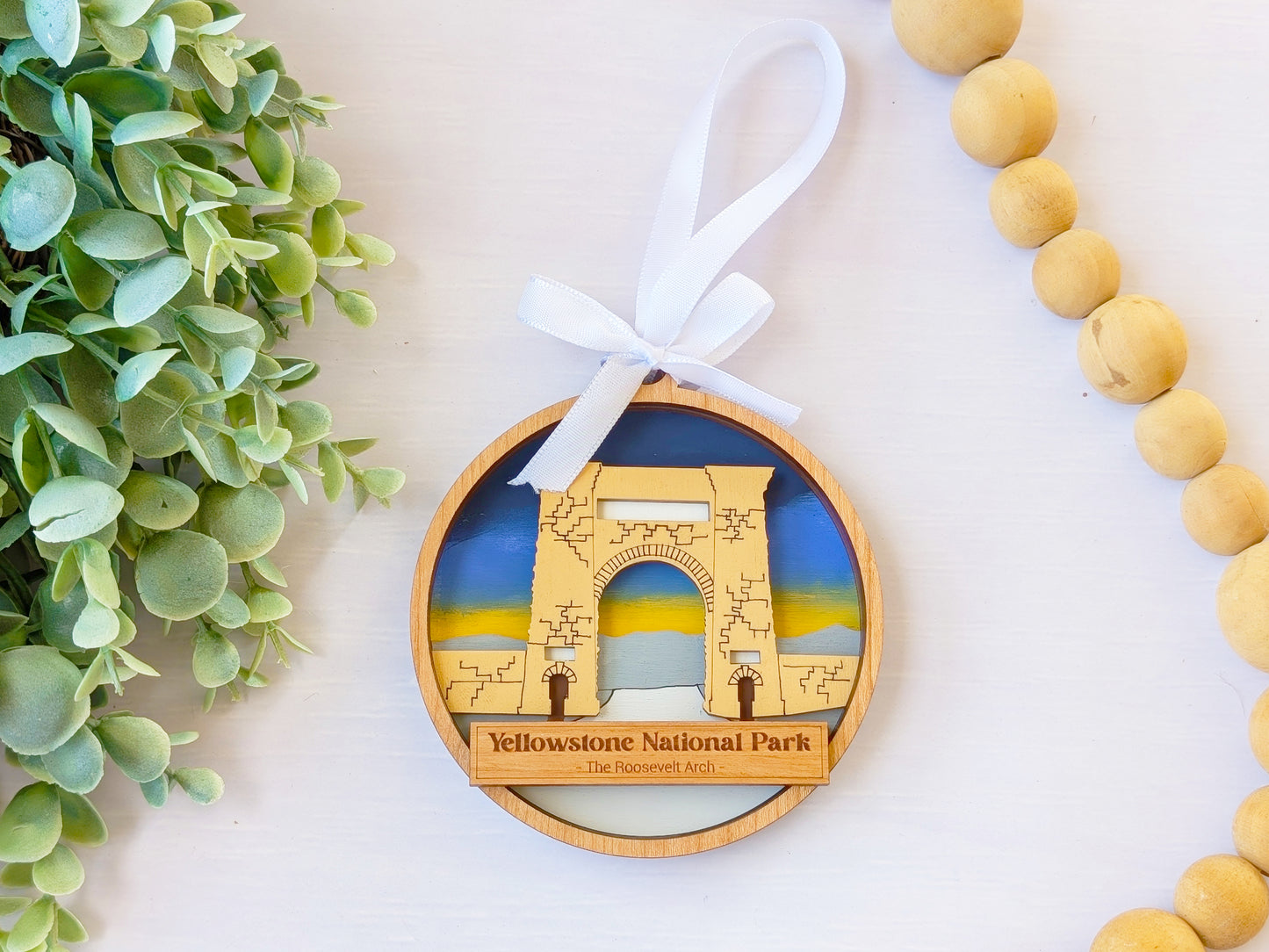 Yellowstone Roosevelt Arch Ornament