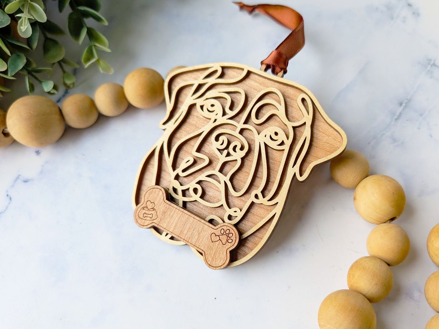 Rottweiler Dog Ornament