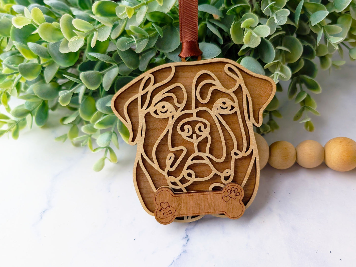 Rottweiler Dog Ornament