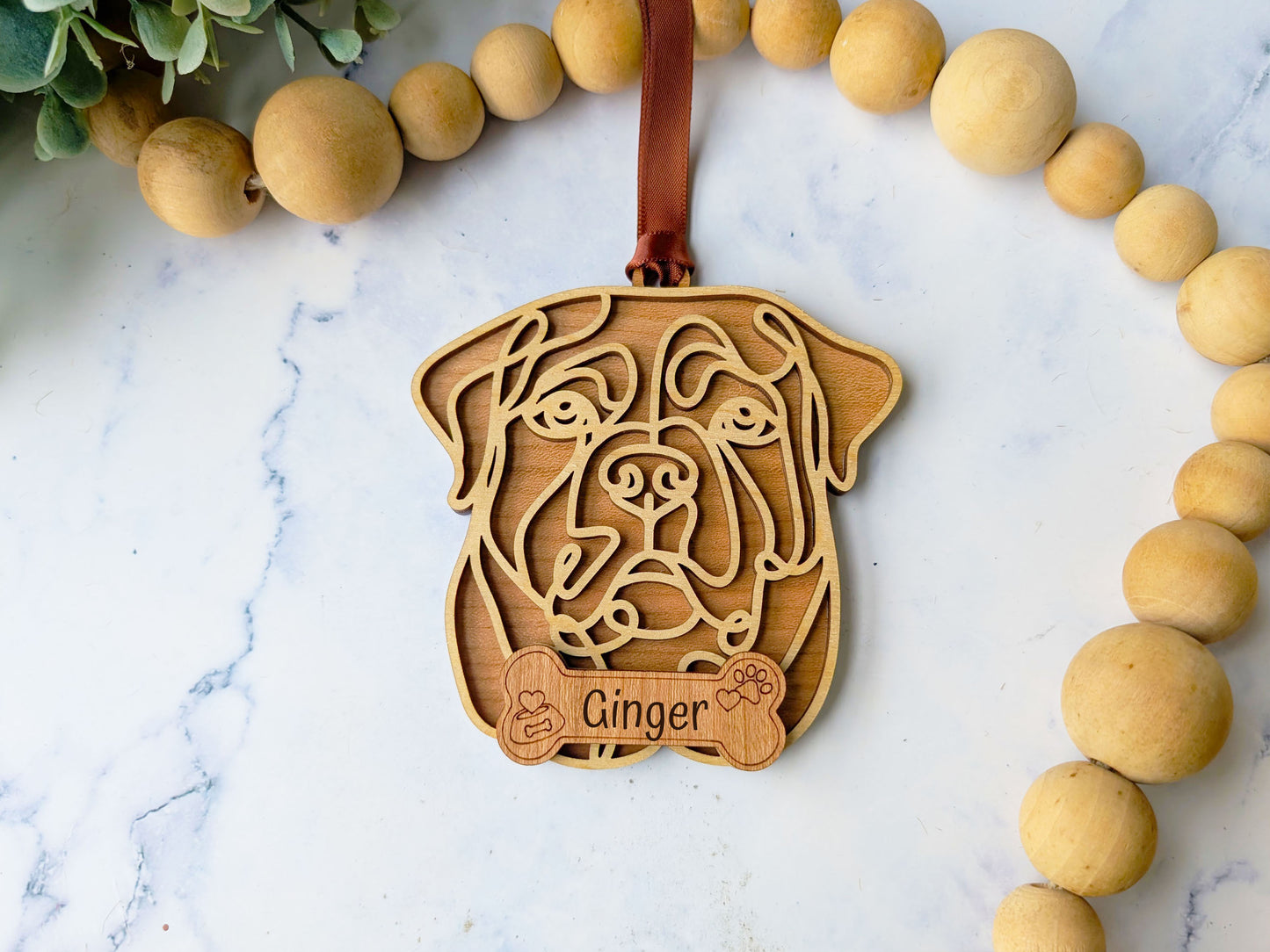 Rottweiler Dog Ornament