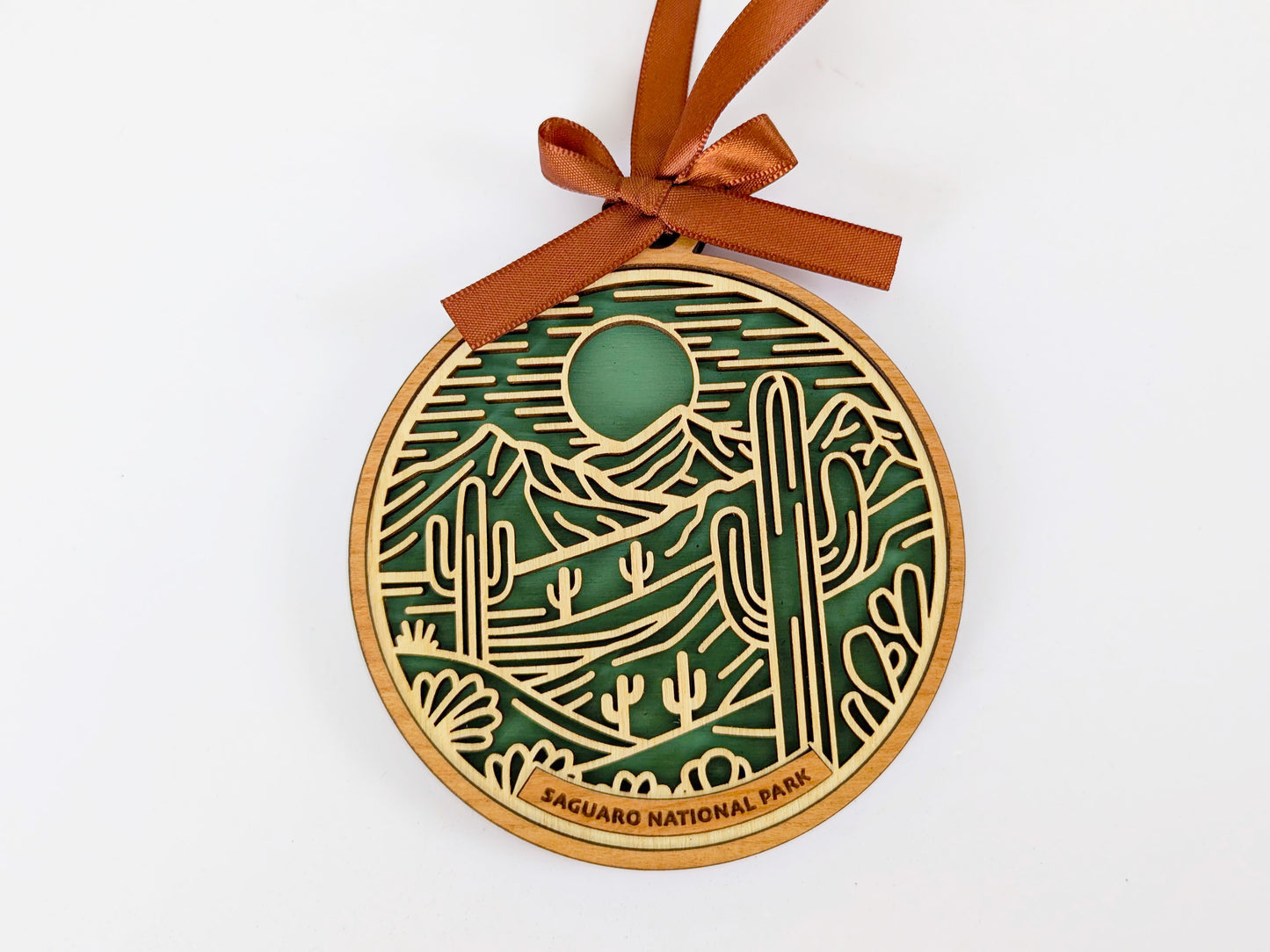 Saguaro national park ornament, Saguaro ornament, Saguaro souvenir, national park gifts, national park ornament, gift for hiker, Christmas gift