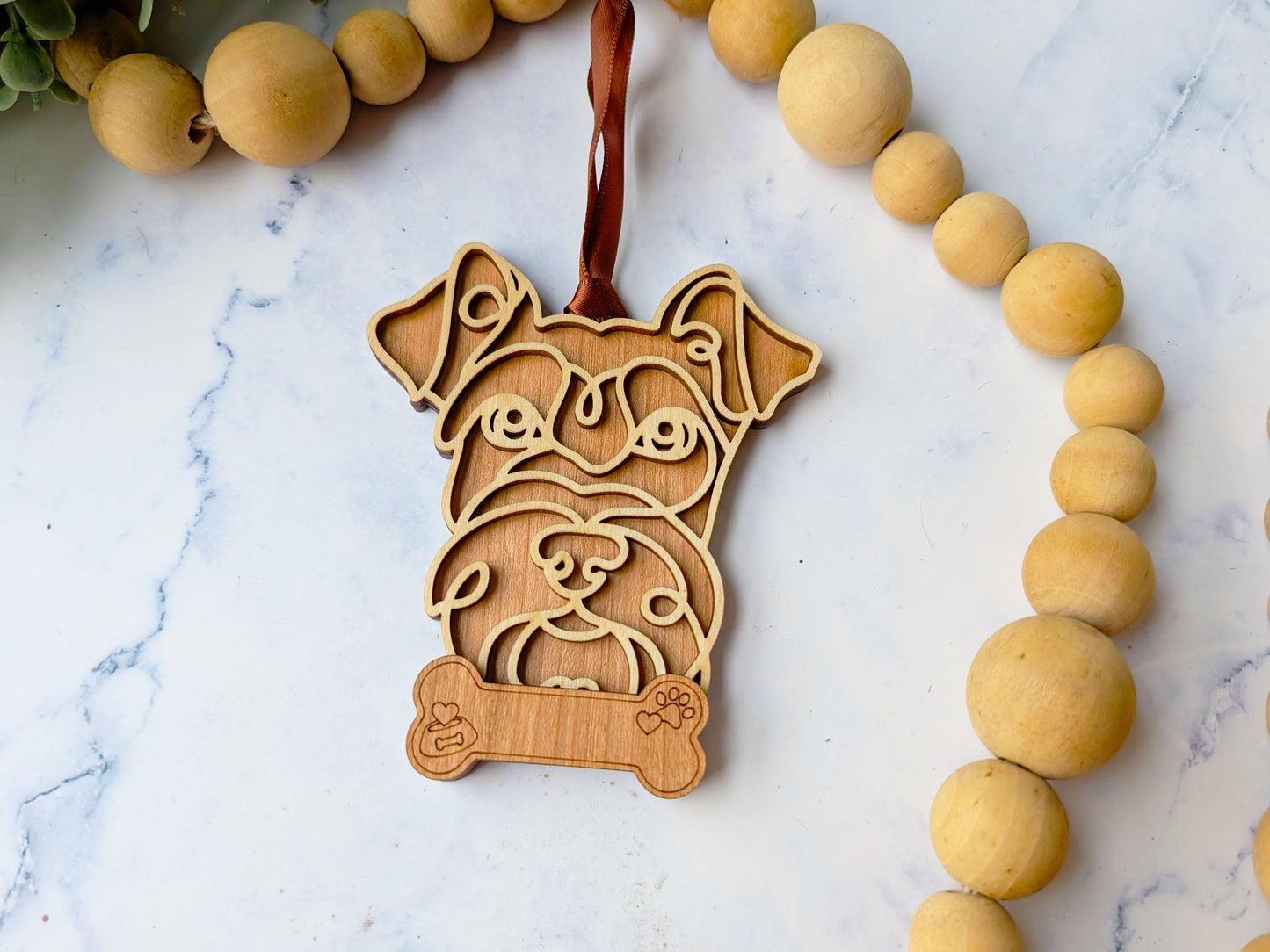 Schnauzer Dog Ornament