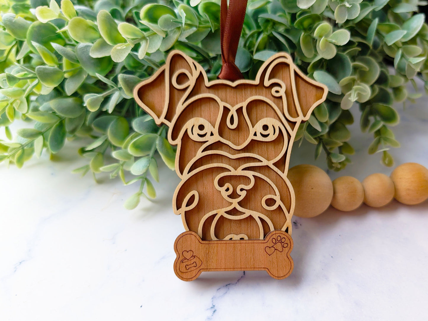 Schnauzer Dog Ornament