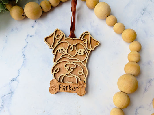 Schnauzer Dog Ornament