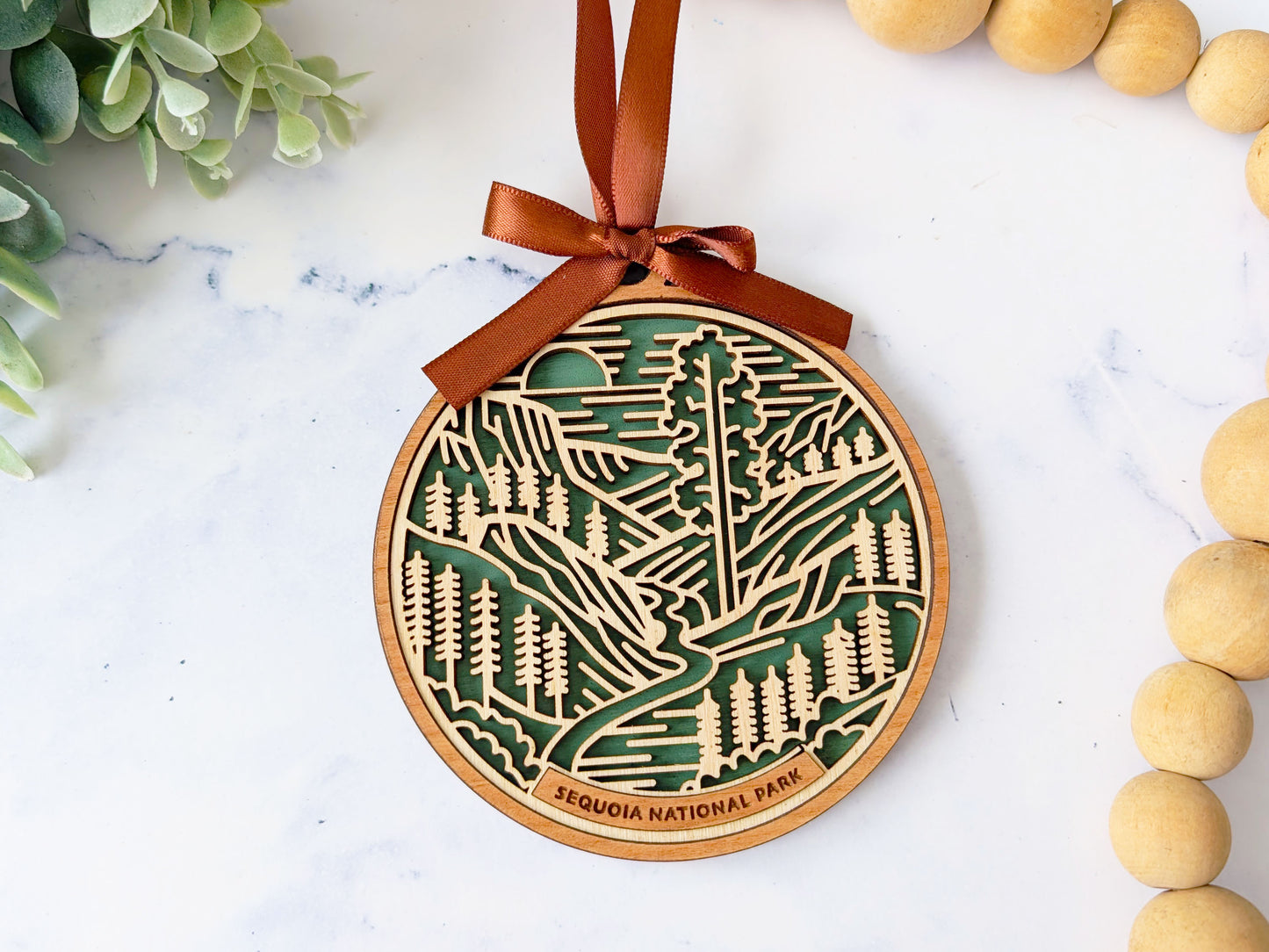 Sequoia national park ornament, Sequoia ornament, Sequoia souvenir, national park gifts, national park ornament, gift for hiker, Christmas gift