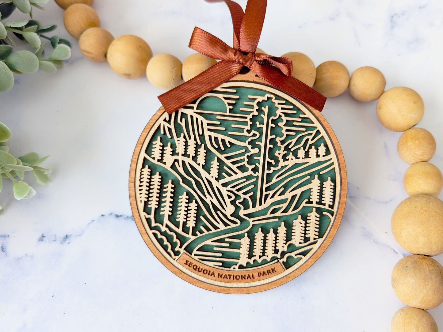 Sequoia national park ornament, Sequoia ornament, Sequoia souvenir, national park gifts, national park ornament, gift for hiker, Christmas gift