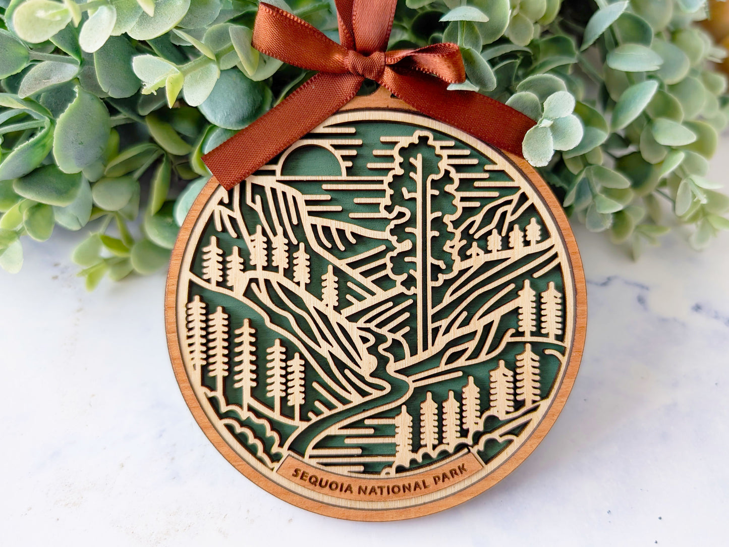 Sequoia national park ornament, Sequoia ornament, Sequoia souvenir, national park gifts, national park ornament, gift for hiker, Christmas gift