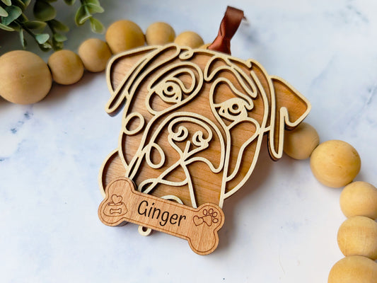 Shar Pei Dog Ornament