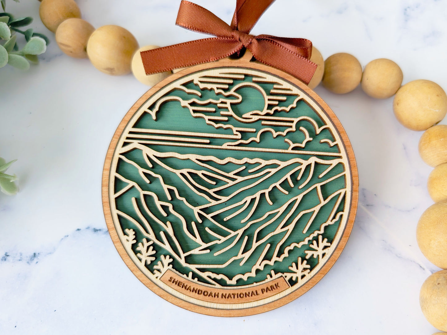 Shenandoah national park ornament, Shenandoah ornament, Shenandoah souvenir, national park gifts, national park ornament, gift for hiker, Christmas gift