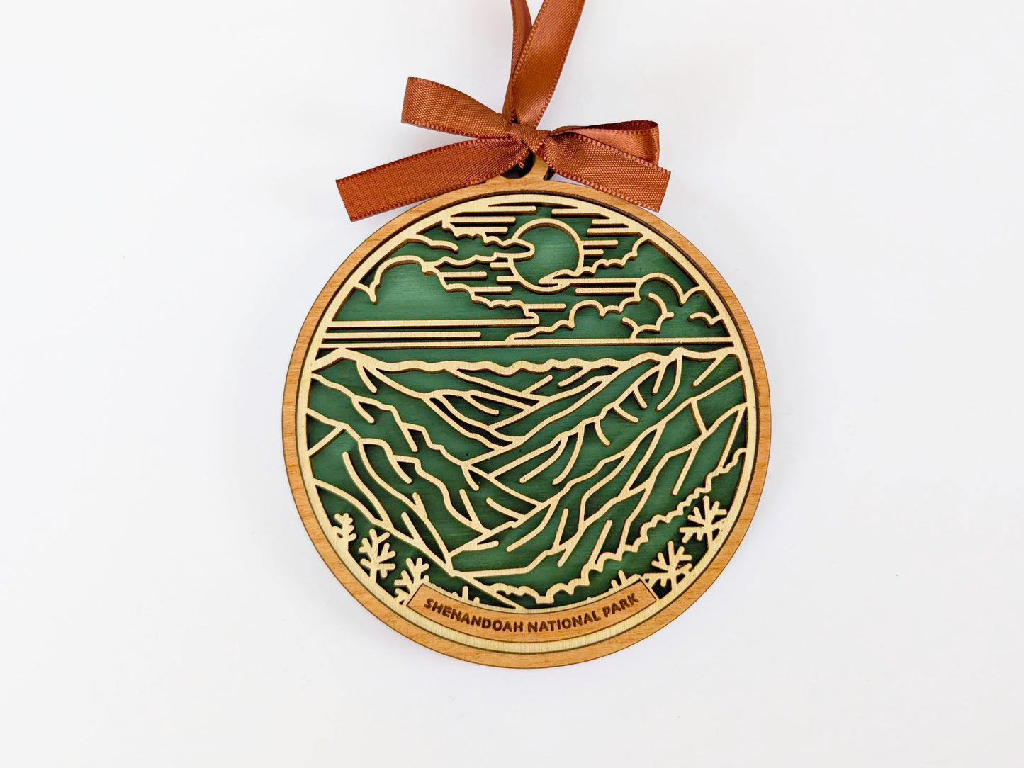 Shenandoah national park ornament, Shenandoah ornament, Shenandoah souvenir, national park gifts, national park ornament, gift for hiker, Christmas gift