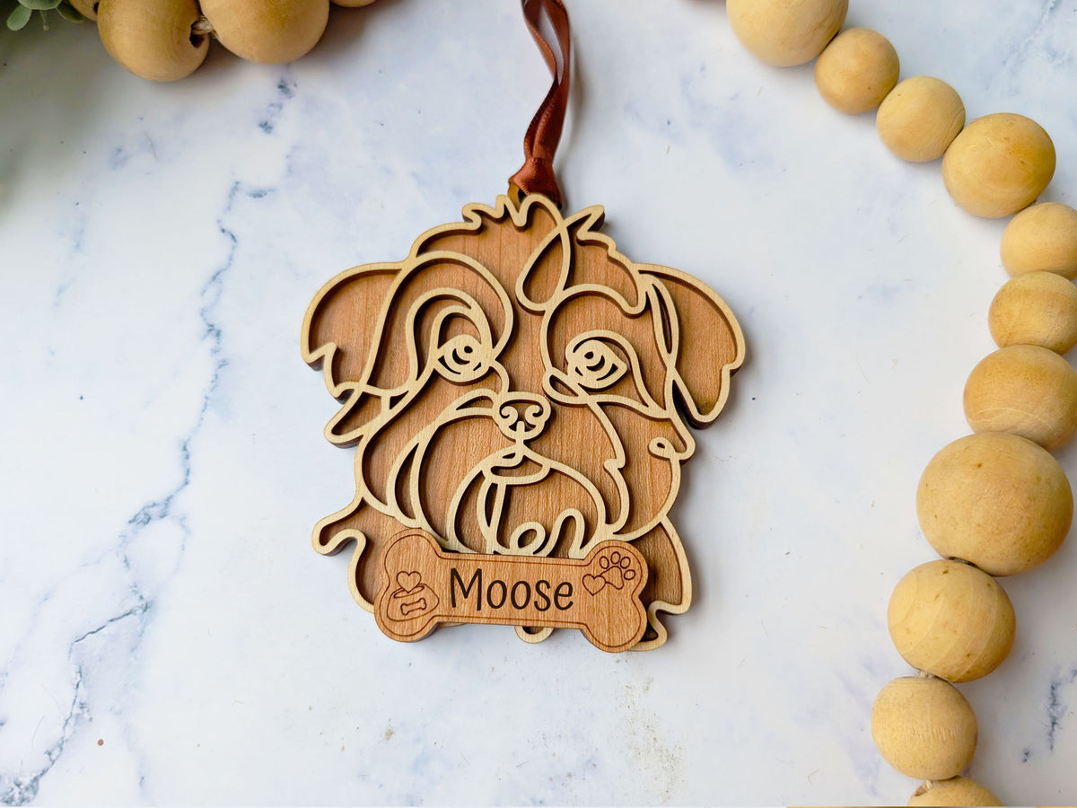 Shih Tzu Dog Ornament