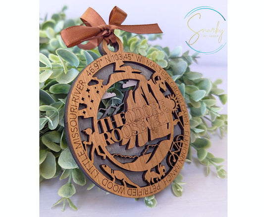 Theodore Roosevelt national park ornament