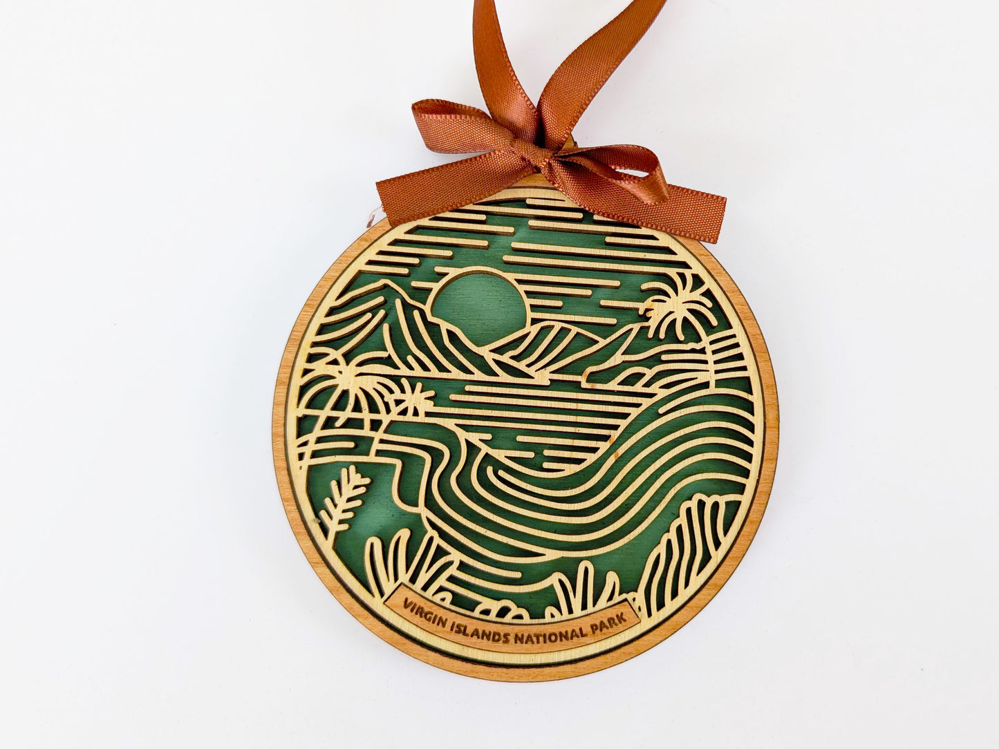 Virgin Islands national park ornament, Virgin Islands ornament, Virgin Islands souvenir, national park gifts, national park ornament, gift for hiker, Christmas gift