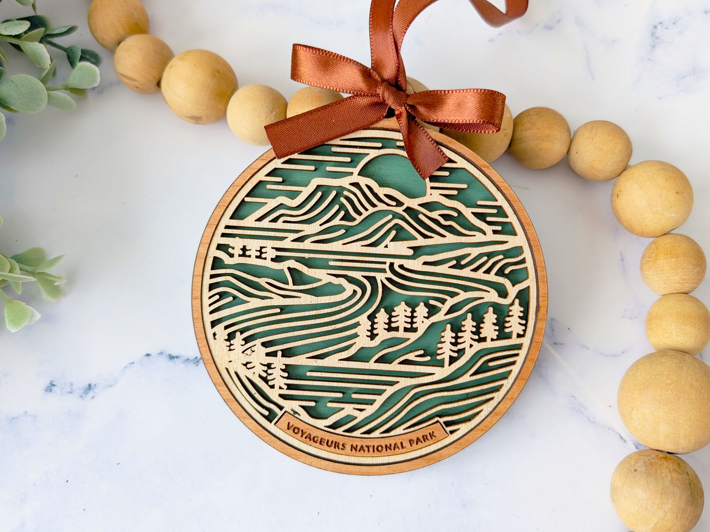 Voyageurs national park ornament, Voyageurs ornament, Voyageurs souvenir, national park gifts, national park ornament, gift for hiker, Christmas gift