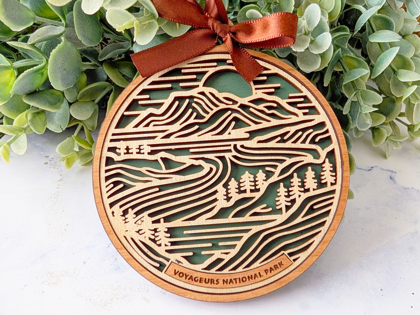 Voyageurs national park ornament, Voyageurs ornament, Voyageurs souvenir, national park gifts, national park ornament, gift for hiker, Christmas gift