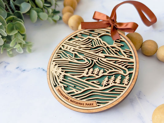 Voyageurs national park ornament, Voyageurs ornament, Voyageurs souvenir, national park gifts, national park ornament, gift for hiker, Christmas gift