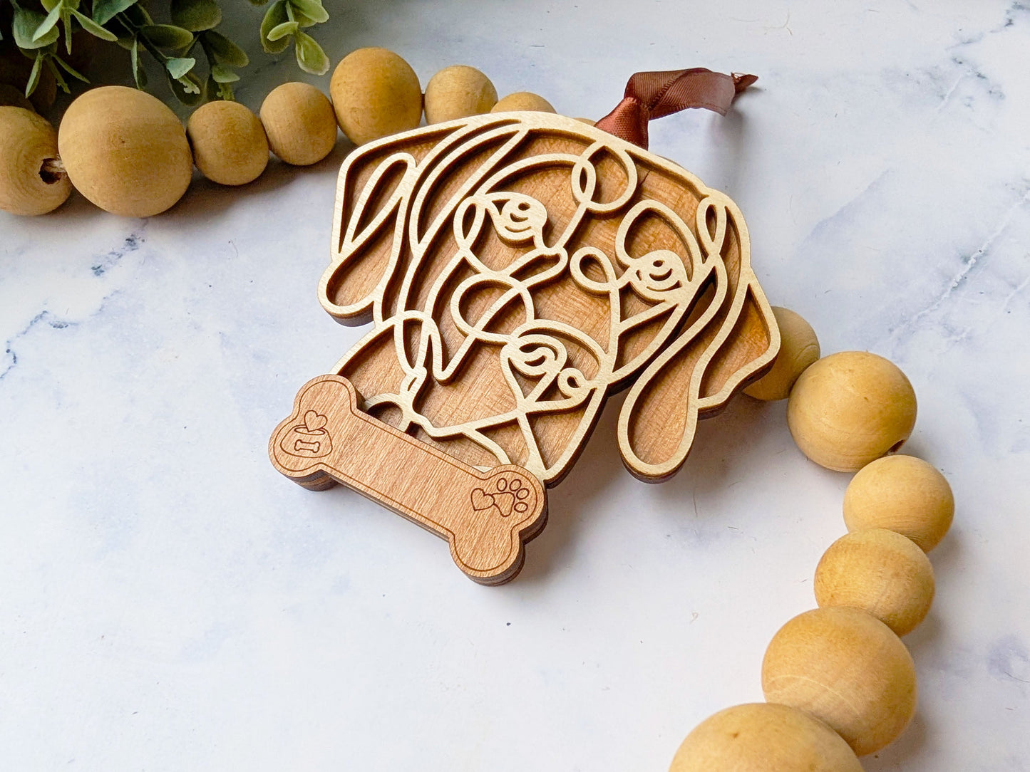 Weimaraner Dog Ornament