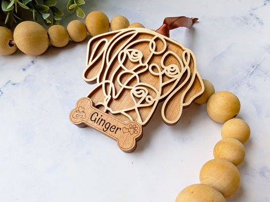 Weimaraner Dog Ornament