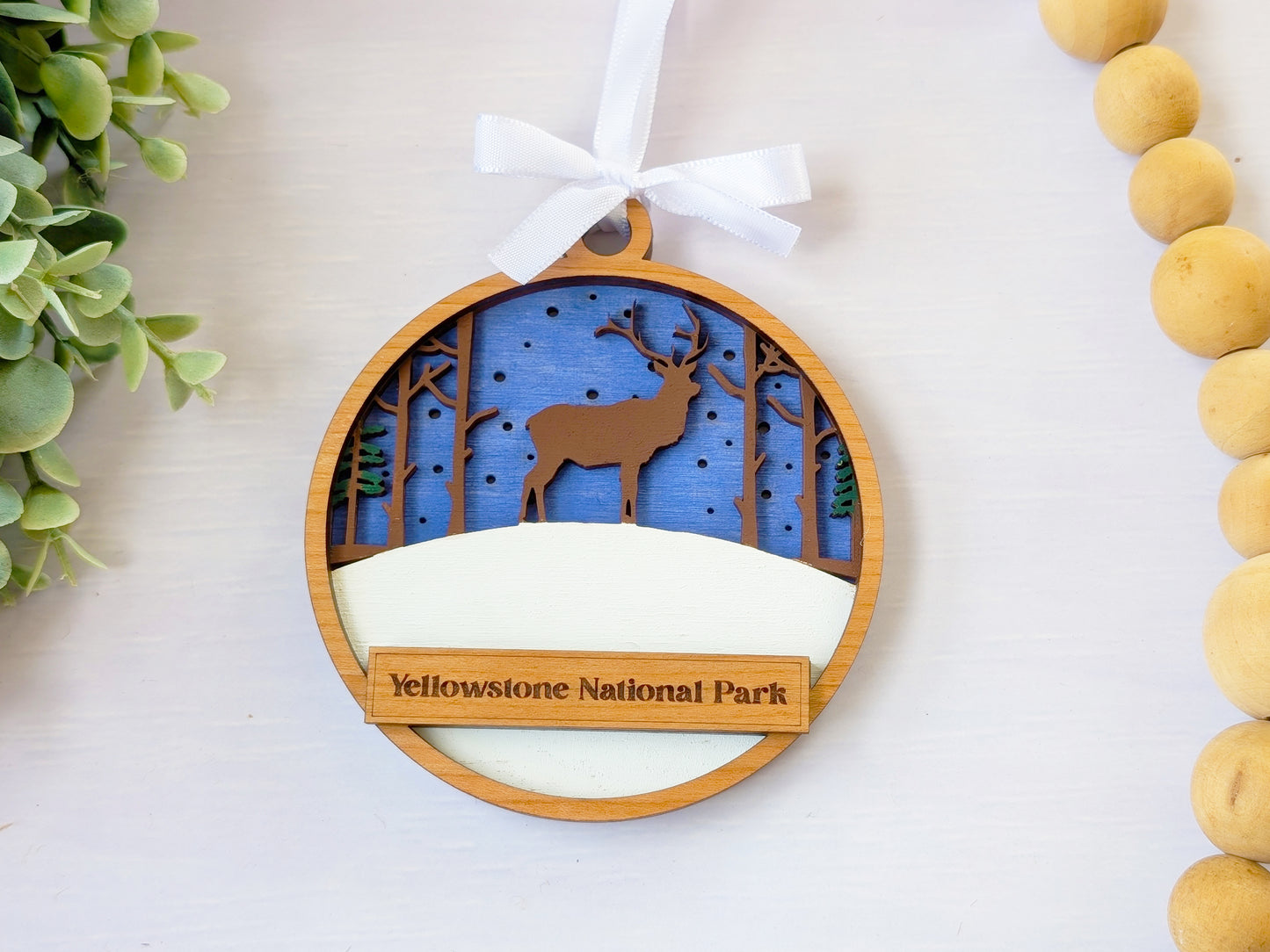 Yellowstone Deer Ornament