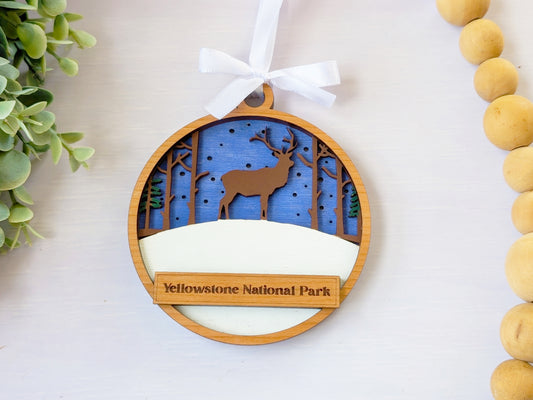 Yellowstone Deer Ornament
