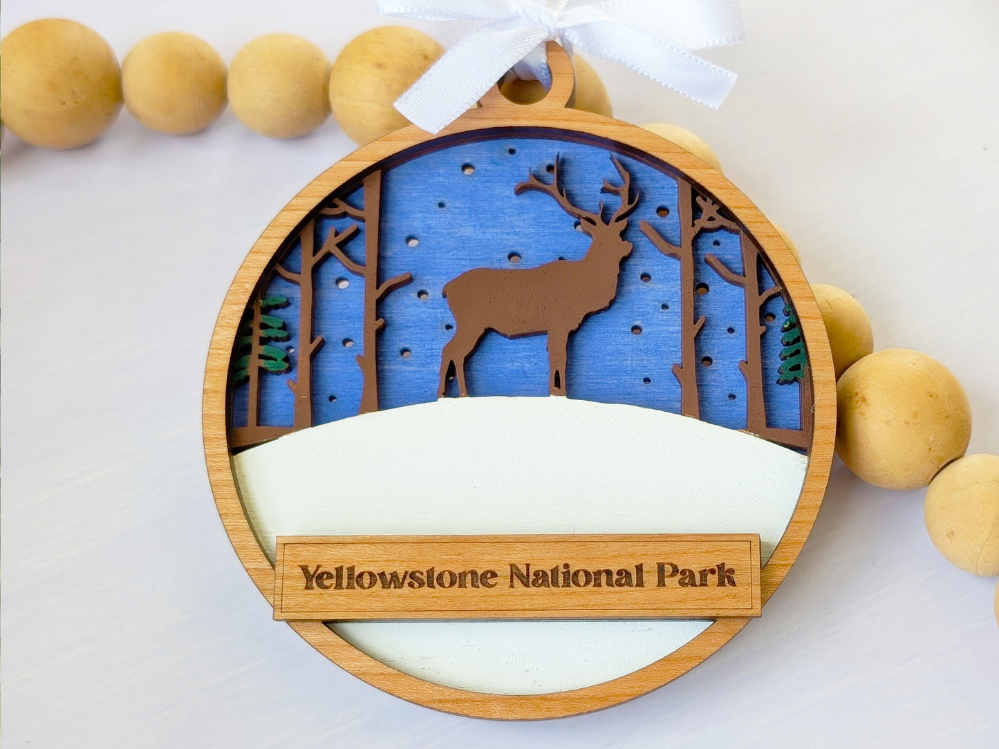 Yellowstone Deer Ornament