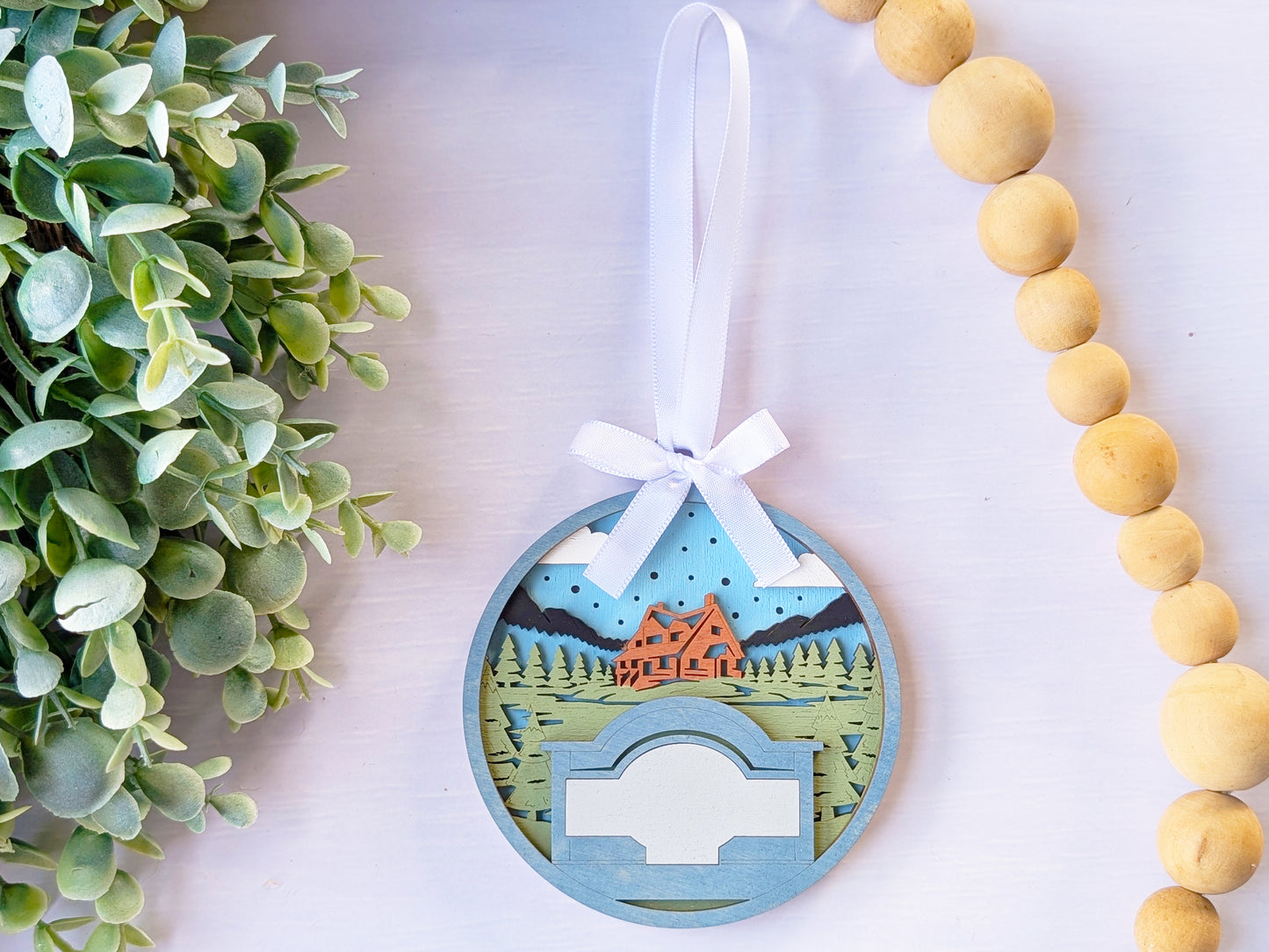 Welcome Lodge View Ornament