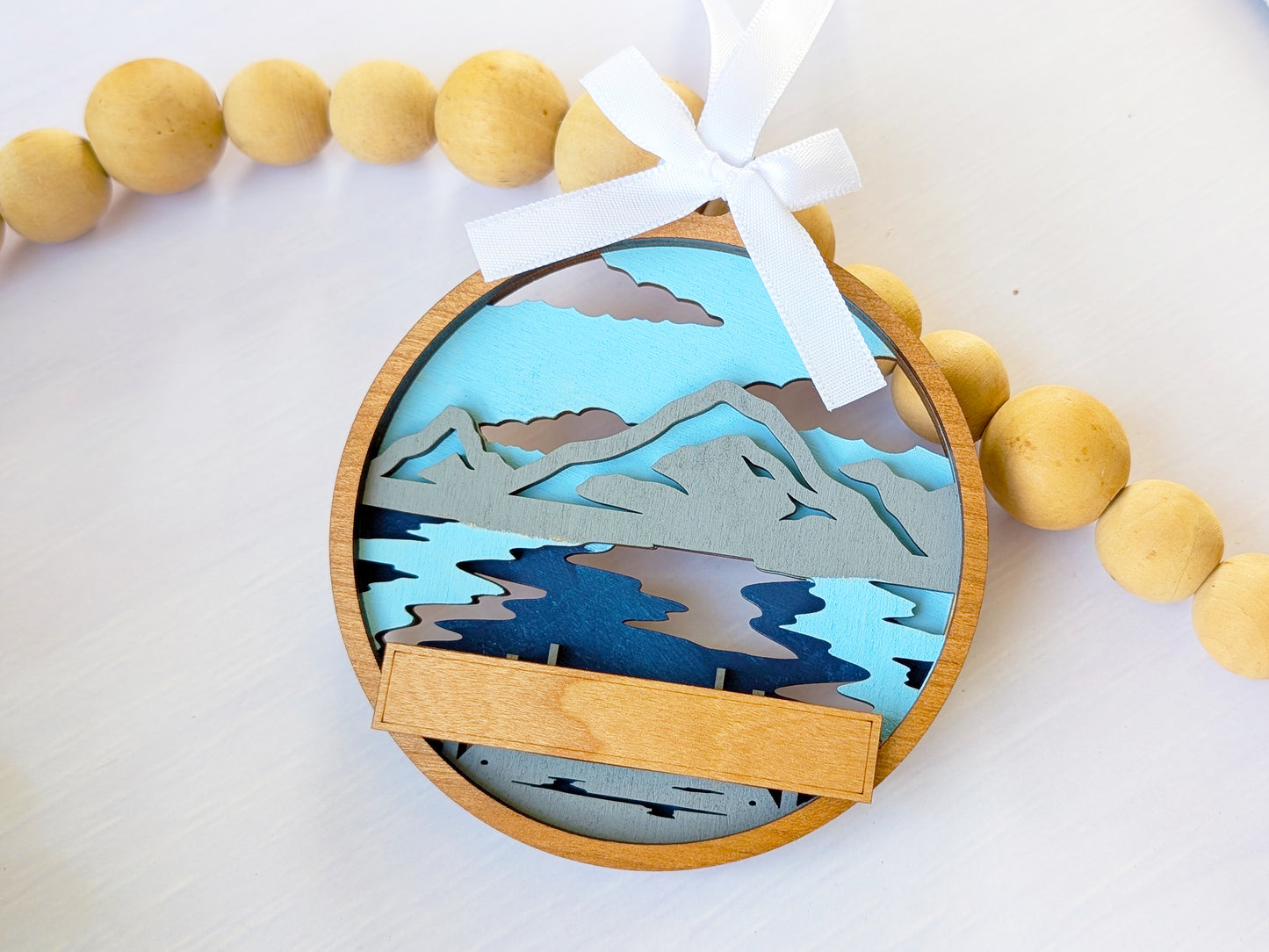 Welcome Mountain Lake Ornament