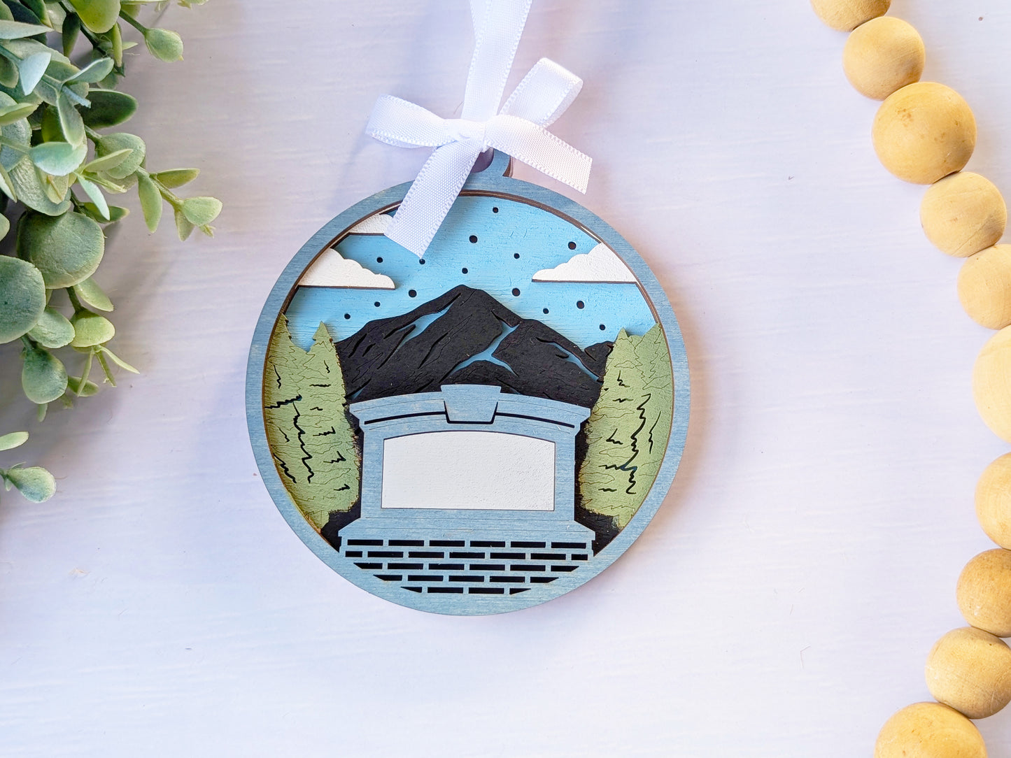 Welcome Mountain Peak Ornament