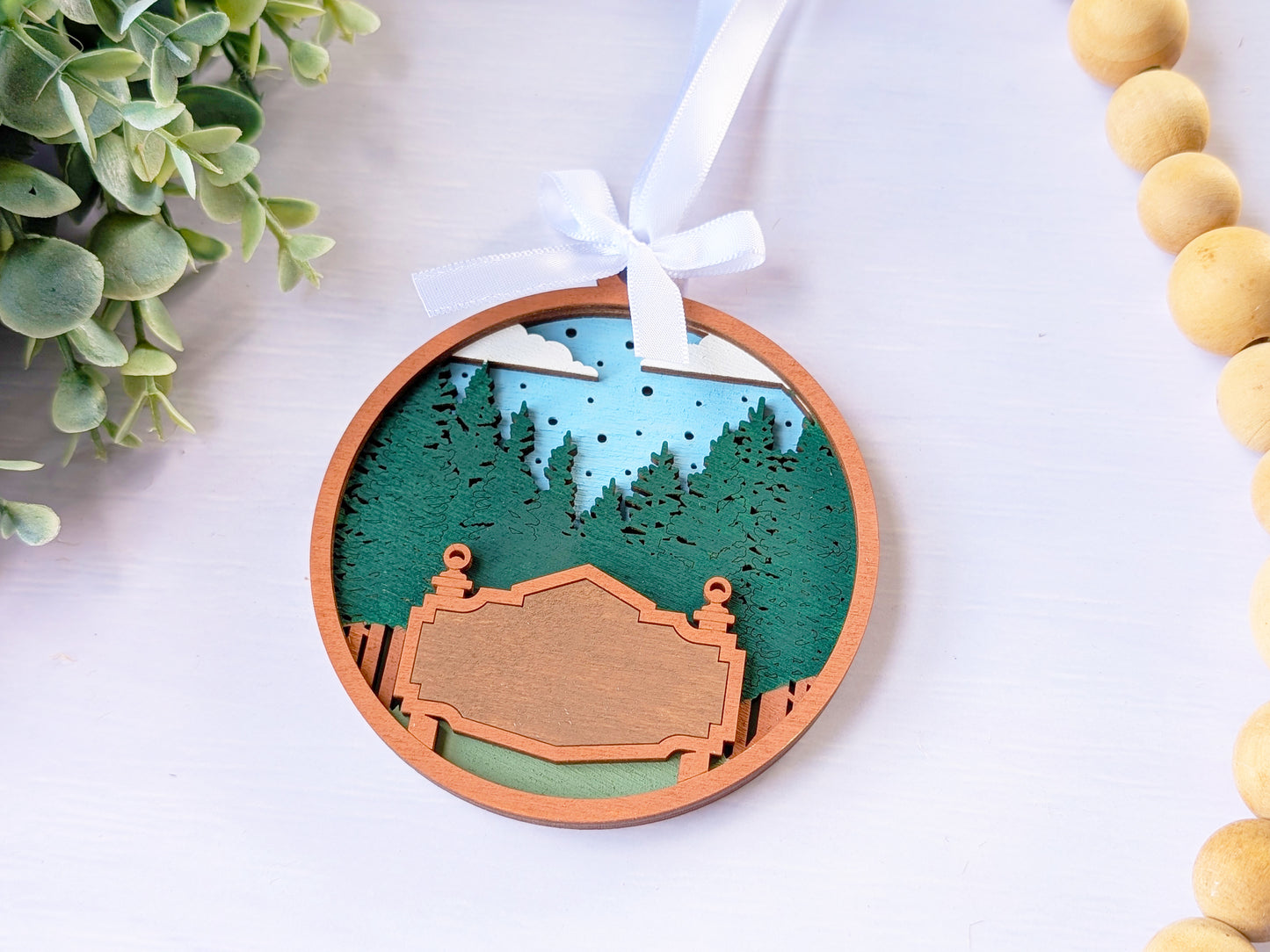 Welcome Pine Forest Ornament