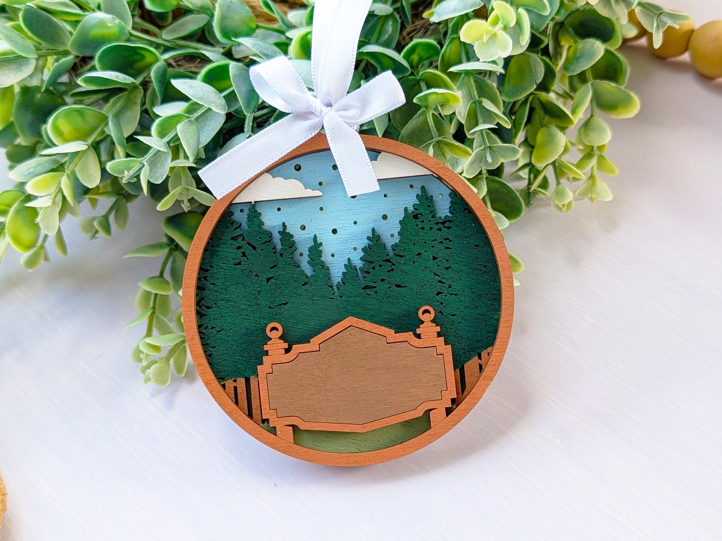 Welcome Pine Forest Ornament