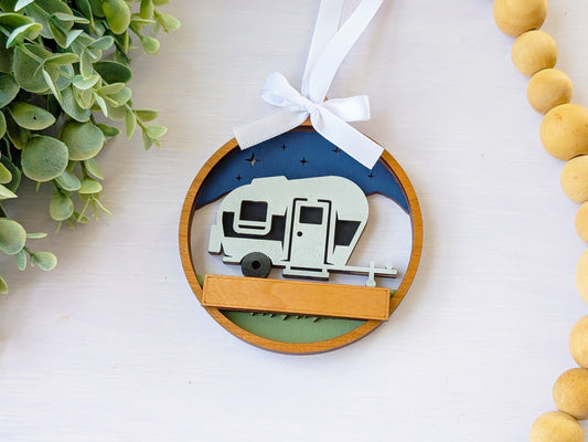 Welcome Travel Trailer Ornament