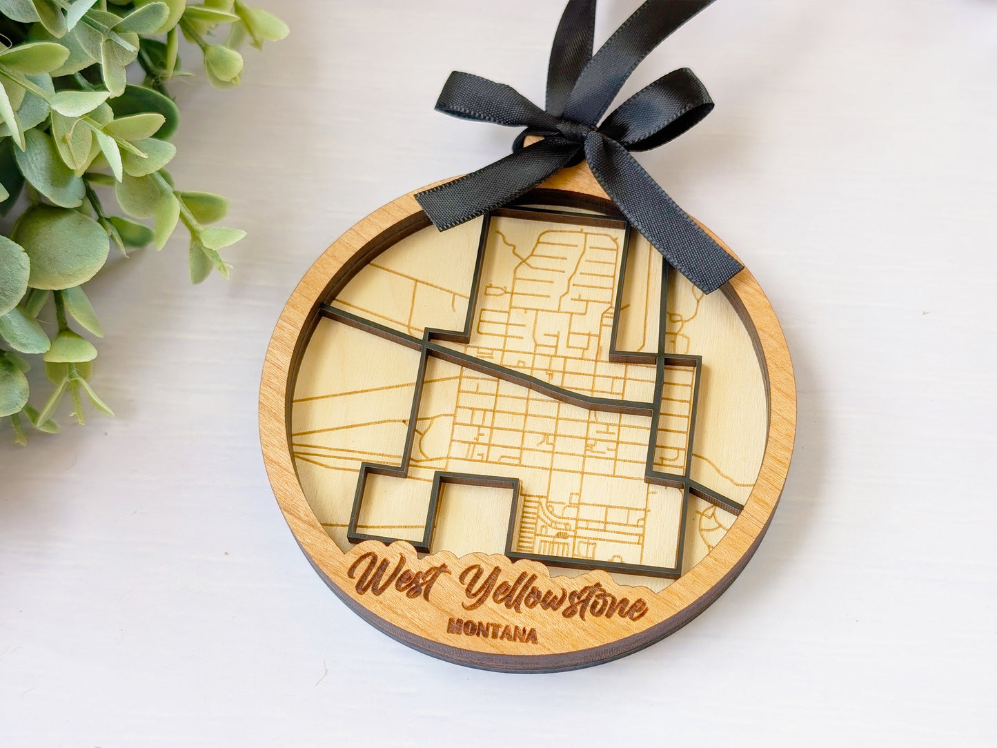 West Yellowstone MT City Street Ornament, Wholesale