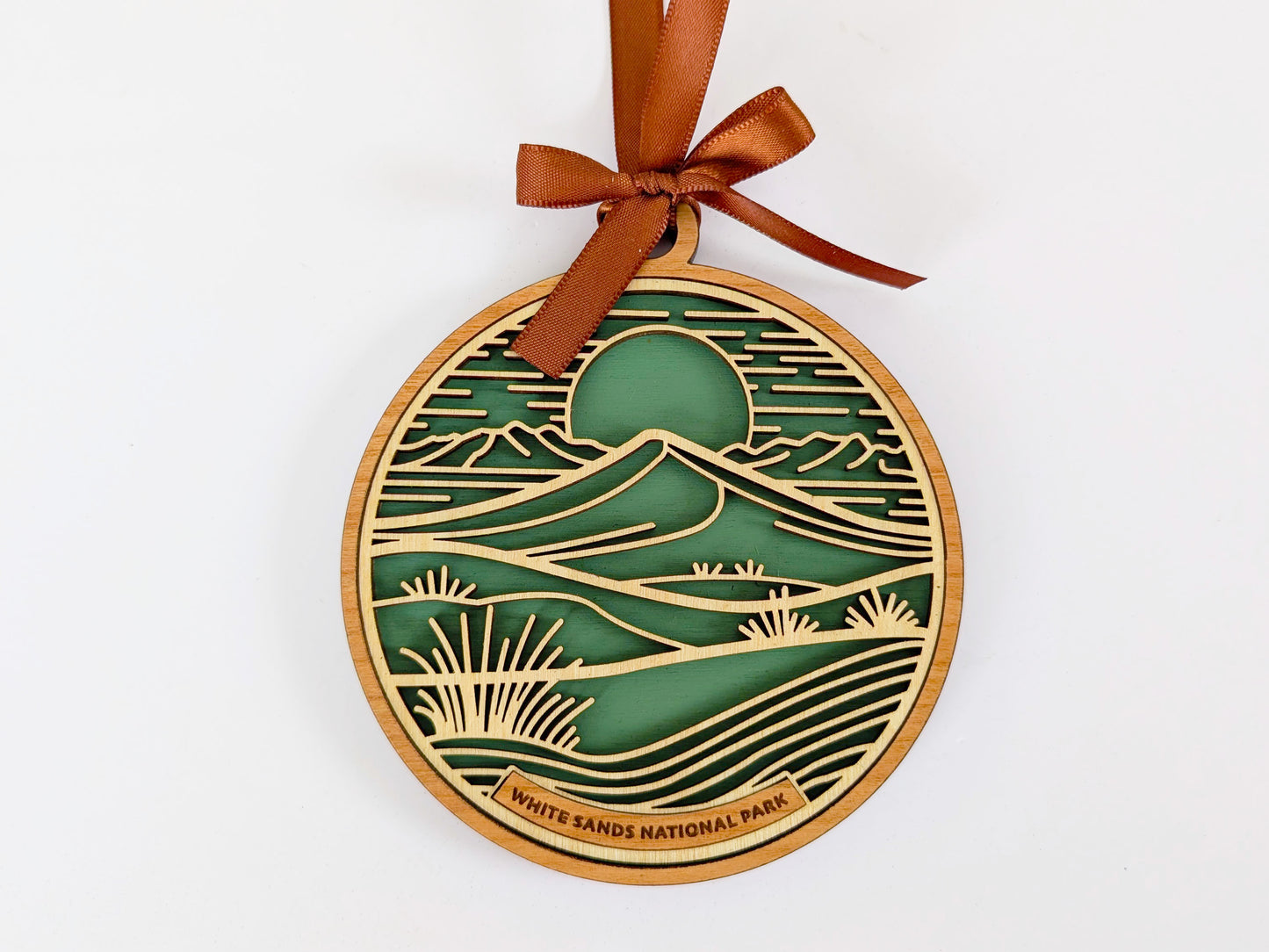 White Sands national park ornament, White Sands ornament, White Sands souvenir, national park gifts, national park ornament, gift for hiker, Christmas gift