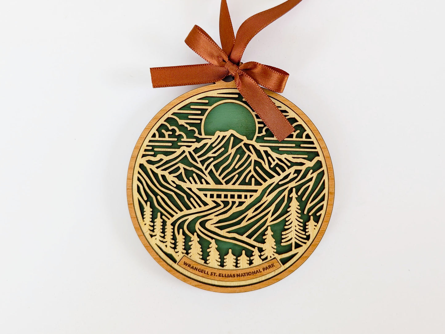 Wrangell national park ornament, Wrangell ornament, Wrangell souvenir, national park gifts, national park ornament, gift for hiker, Christmas gift