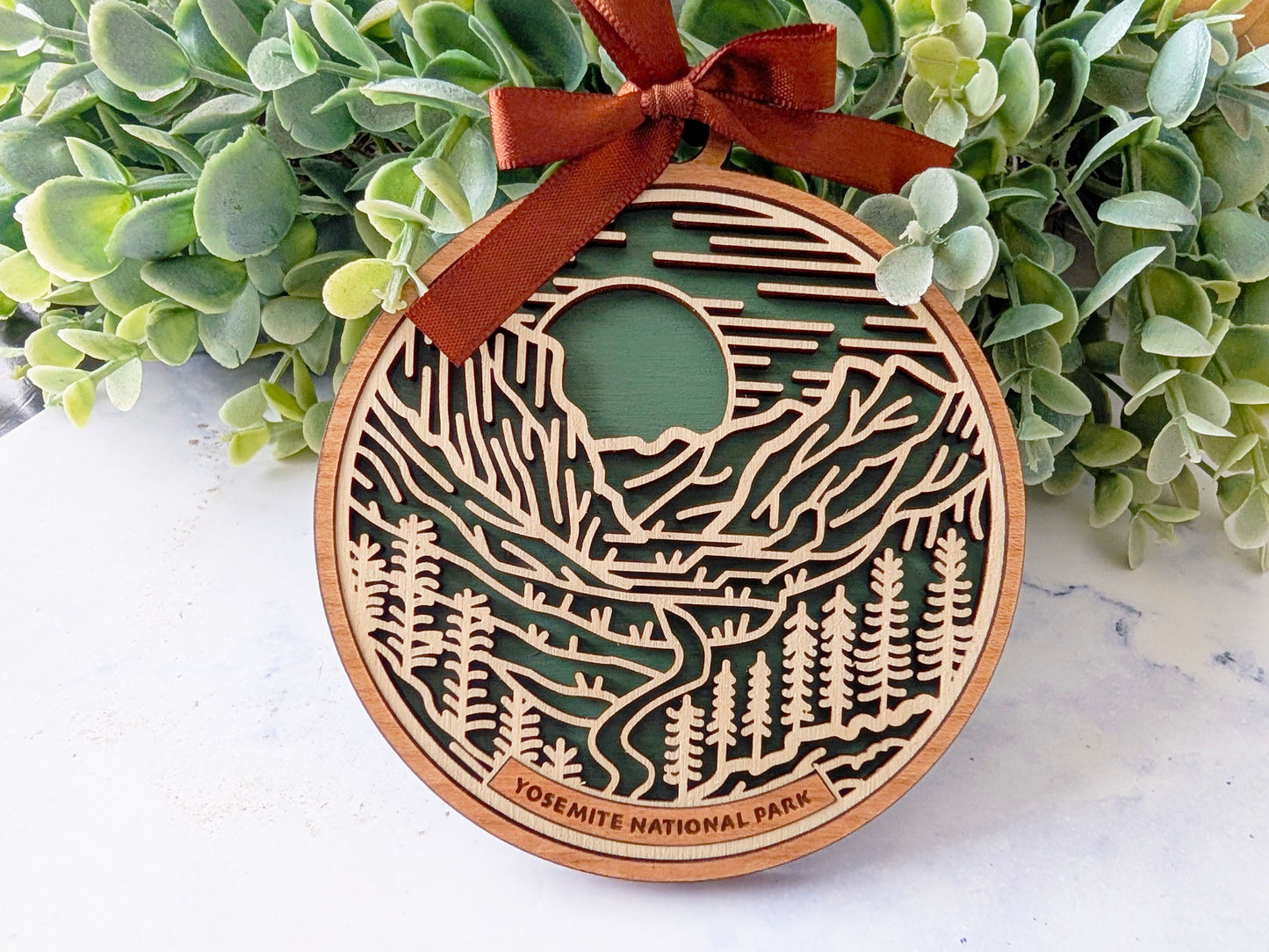 Yosemite national park ornament, Yosemite ornament, Yosemite souvenir, national park gifts, national park ornament, gift for hiker, Christmas gift