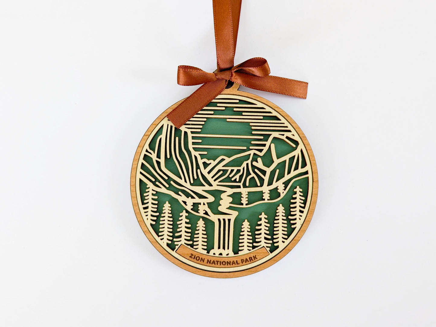 Zion national park ornament, Zion ornament, Zion souvenir, national park gifts, national park ornament, gift for hiker, Christmas gift